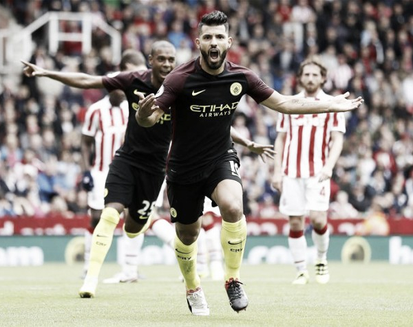 Premier League, il Manchester City di Aguero è implacabile: 1-4 contro i Potters
