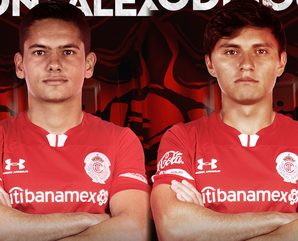 Diego González y Alan Rodríguez regresan a Toluca
