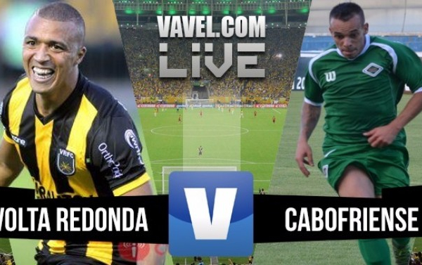 Resultado Volta Redonda x Cabofriense pelo Campeonato Carioca 2016 (2-1)