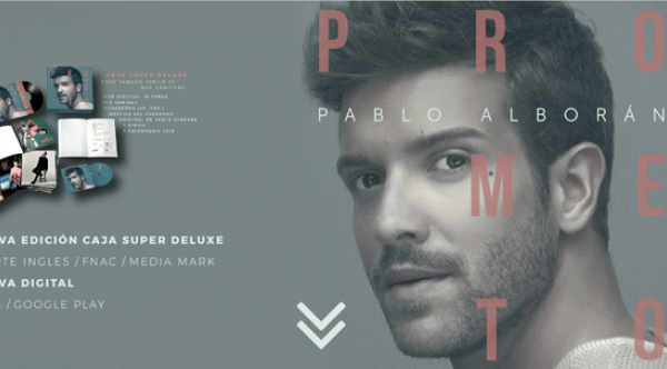 Pablo Alborán anuncia con 'Prometo' el lanzamiento de su nuevo disco