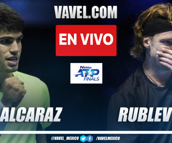 Resumen y puntos del Alcaraz 2-0 Rublev en ATP Finals