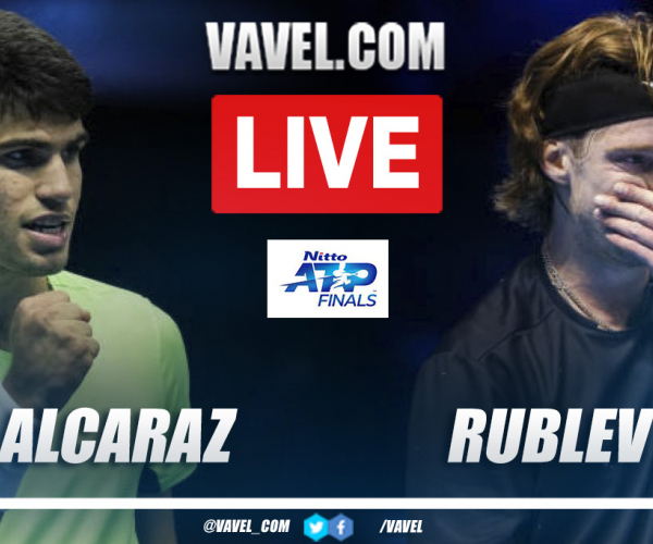 Highlights and points of Alcaraz 2-0 Rublev in ATP Finals