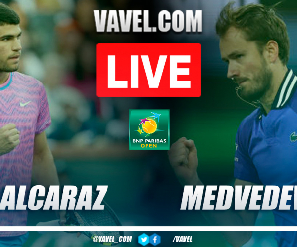 Highlights and points of Alcaraz 2-0 Medvedev in Final Indian Wells
