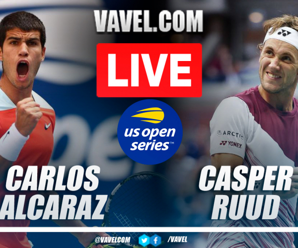 Melhores momentos para Casper Ruud x Carlos Alcaraz pela Final do US Open (1-3)