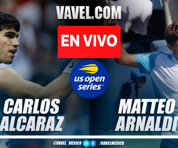 Resumen y puntos del Carlos Alcaraz 3-0 Matteo Arnaldi en US Open