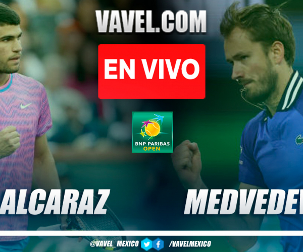 Resumen y puntos del Alcaraz 2-0 Medvedev en Final Indian Wells