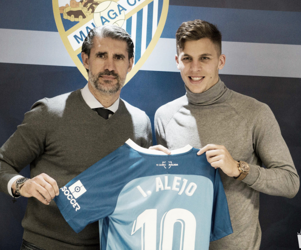 Iván Alejo, presentado como jugador del Málaga: "A mi agente le dije que no mirase más opciones"