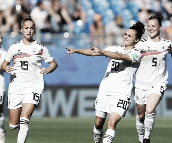 Resultado Alemanha 3 x 0 Nigéria  na Copa do Mundo
Feminina 2019 