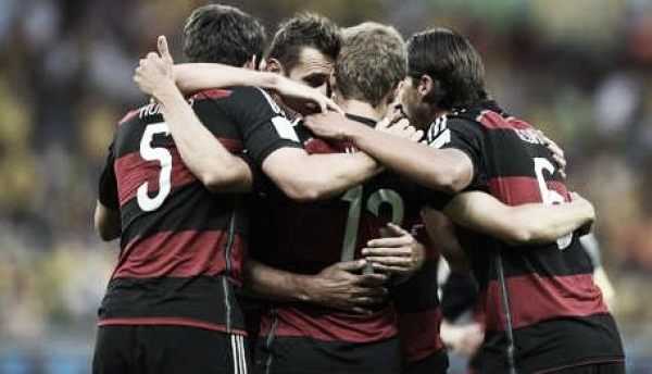Brasil - Alemania, puntuaciones de Alemania, semifinales del Mundial