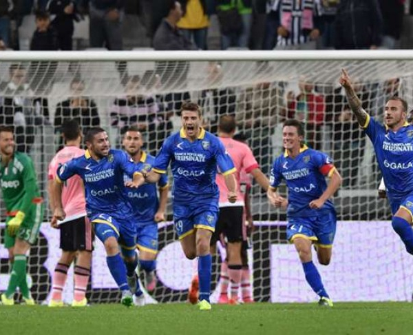 Risultato Frosinone - Juventus in Serie A 2015/16: 0-2, Cuadrado e Dybala