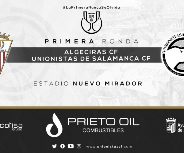Unionistas CF se enfrentará al Algeciras de Álvaro Romero en
Copa del Rey 