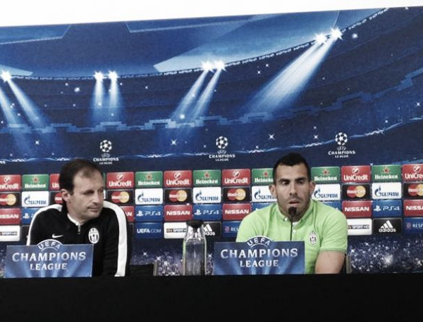 Juve - Real, le parole di Allegri e Tevez in conferenza stampa