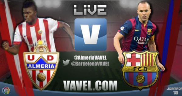 Live Liga BBVA : le match Almeria - FC Barcelone en direct