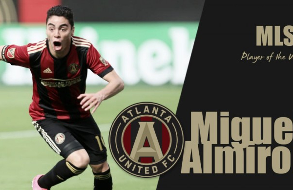 Miguel Almiron wins second consecutive MLS Player of the Week
