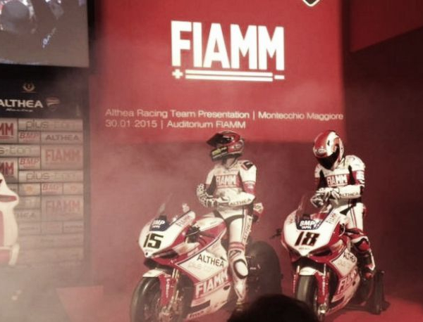 Superbike, il team Ducati Althea Racing si presenta a Vicenza