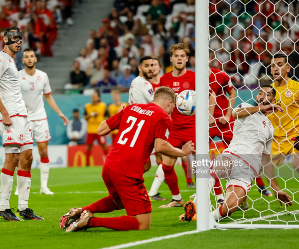 Denmark 0-0 Tunisia: Late VAR drama as sides settle for a point