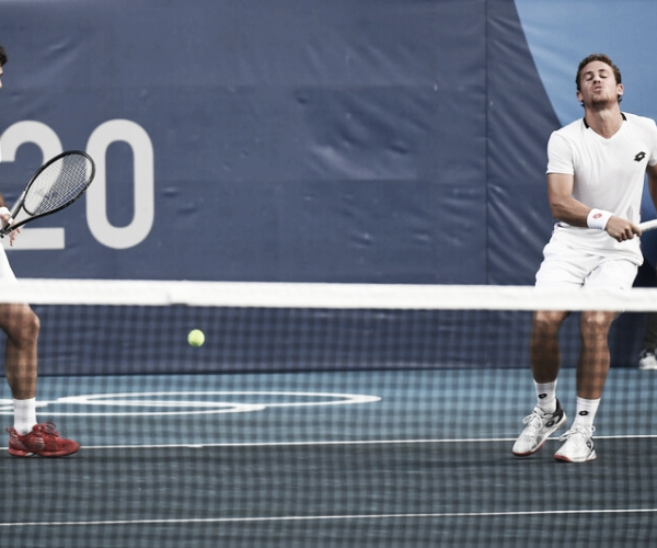 La experiencia castiga a los españoles en el dobles en tenis