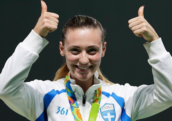 Rio 2016 - pistola dai 25m: la giovane Korakaki vince l'oro battendo la Karsch, bronzo alla Gerber
