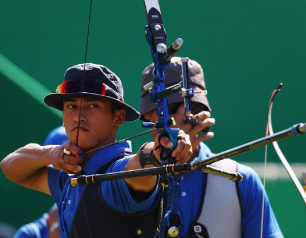 Rio 2016 - Tiro con l'arco: nei trentaduesimi di singolare maschile avanzano Wei e Thamwong
