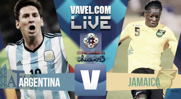 Live Argentina - Giamaica, risultato Copa America 2015  (1-0)