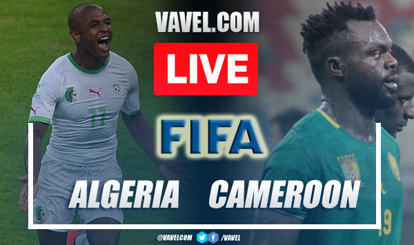 Goals and Summary of Algeria 1-2 Cameroon in Qualifying Qatar 2022.