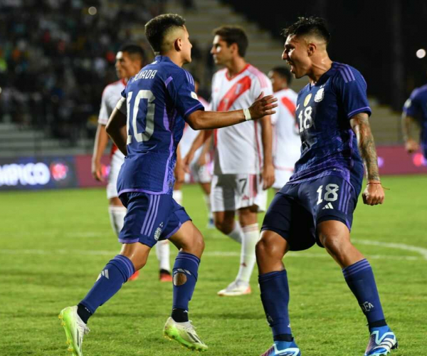 Goles y Resumen de Chile 0-5 Argentina en el Preolímpico Sub23
