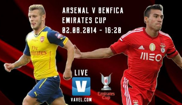 Arsenal - Benfica Live Scores and Results of the 2014 Emirates Cup