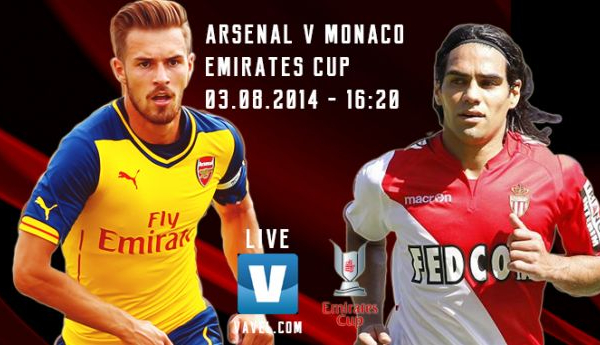 Arsenal - Monaco Live Text Commentary and Football Scores of Emirates Cup 2014