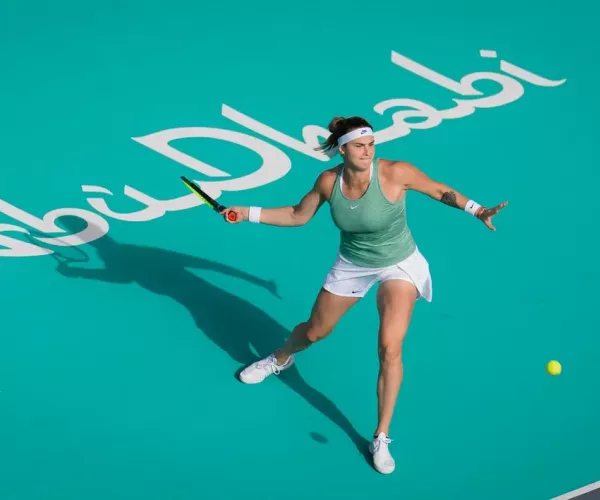 WTA Abu Dhabi: Aryna Sabalenka routs Maria Sakkari to reach final