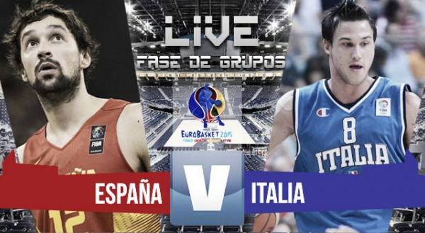 Resultado España - Italia en el Eurobasket 2015 (98-105)