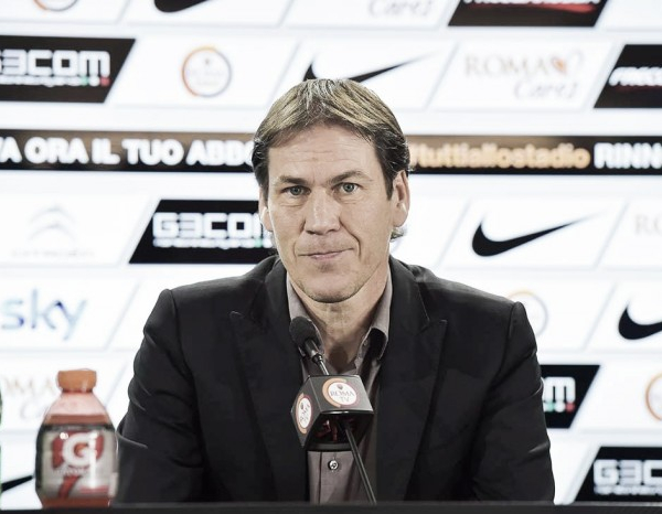 Verso Roma - Milan, Garcia: "Domani dobbiamo ritrovare la vittoria, a prescindere dalla classifica"