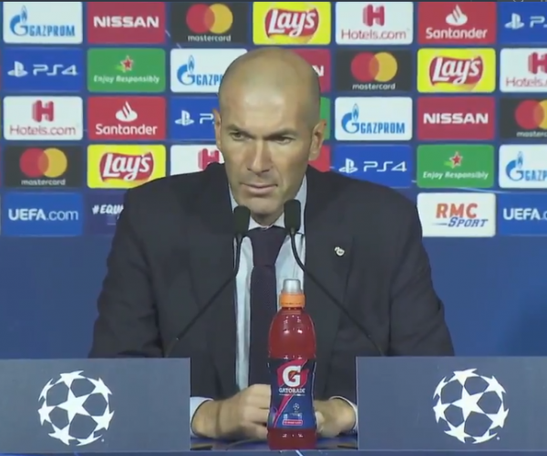 Zidane realça superioridade do PSG: "Fomos engolidos"
