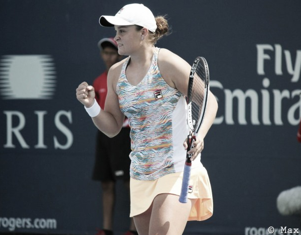 WTA Rogers Cup: Ashleigh Barty upsets Vesnina for a place in the third round