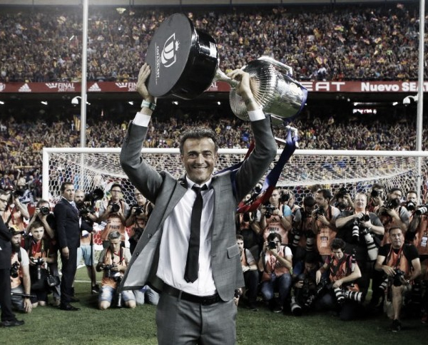 Luis Enrique celebra título em último jogo pelo Barça: "É a melhor maneira para se despedir"