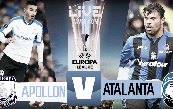 Risultato Apollon - Atalanta in diretta, LIVE Europa League 2017/18 - Ilicic(r), Zelaya! (1-1)