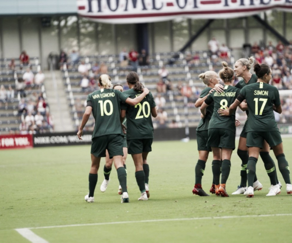 Australia defeats Brazil 3-1 to open the 2018 Tournament of Nations