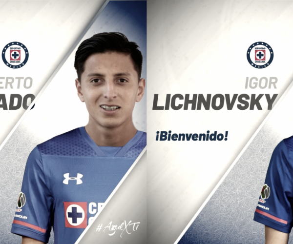 Roberto Alvarado e Igor Lichnovsky, nuevos jugadores de Cruz Azul