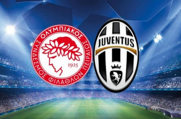 Live Olympiakos - Juventus in Champions League