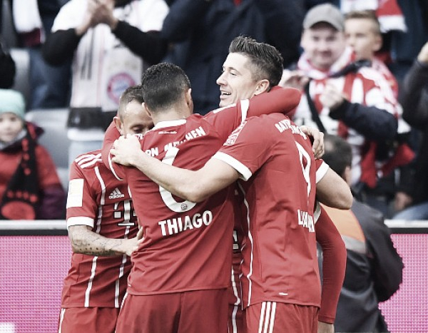Kimmich dá três assistências, Lewandowski marca dois e Bayern goleia Mainz