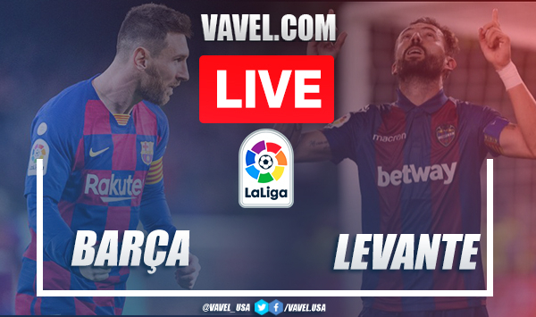Goals and Highlights: Barcelona 2-1 Levante in 2020 La Liga 