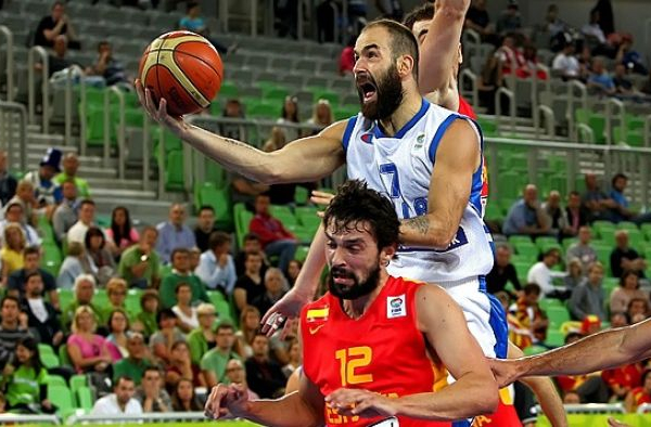 Eurobasket 2013, la Grecia batte la Spagna e rimane viva