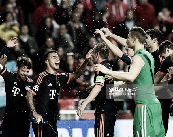 Benfica x Bayern : Mais forte imperou... mas em sentido