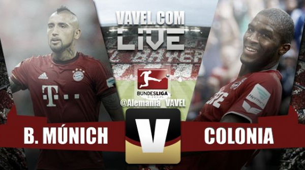 Resultado Bayern de Múnich - Colonia en Bundesliga 2015: con Robben regresan los goles (4-0)