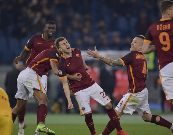 La Roma torna a vincere: Nainggolan, El Sha e Pjanic travolgono il Frosinone (3-1)