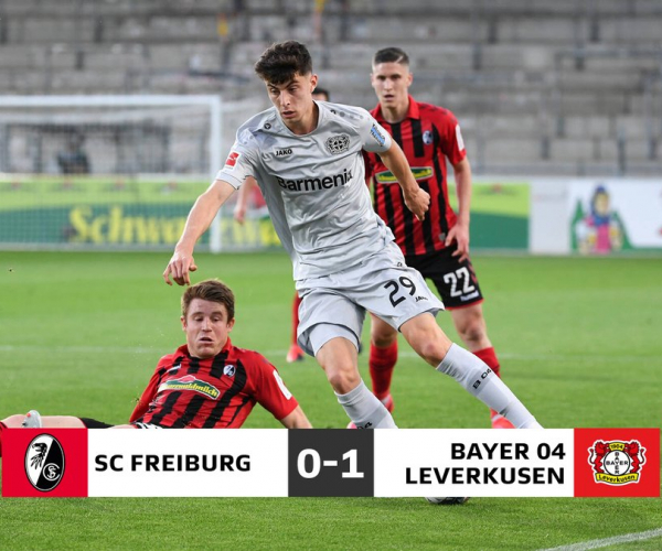 Il Leverkusen passa 1-0 a Friburgo
