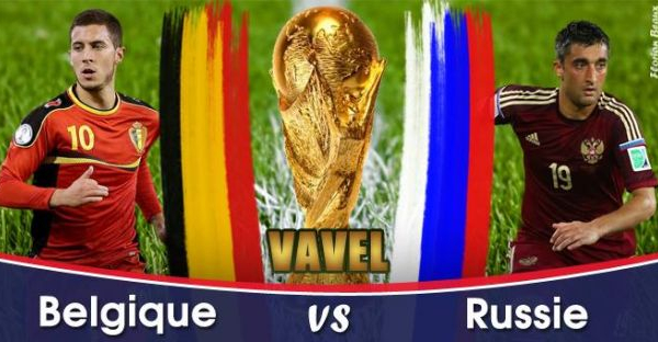 Live Coupe du Monde 2014 : Belgique - Russie en direct