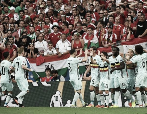 Hungary 0-4 Belgium: Wilmots' men run riot