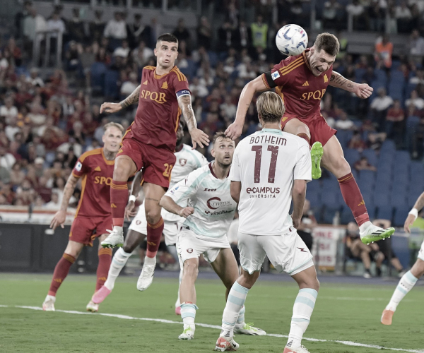 Roma e Salernitana fazem grande jogo e empatam na estreia da Serie A