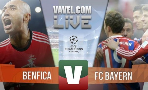 Resultado Benfica x Bayern Munique na Liga dos Campeões 2015/2016 (2-2)
