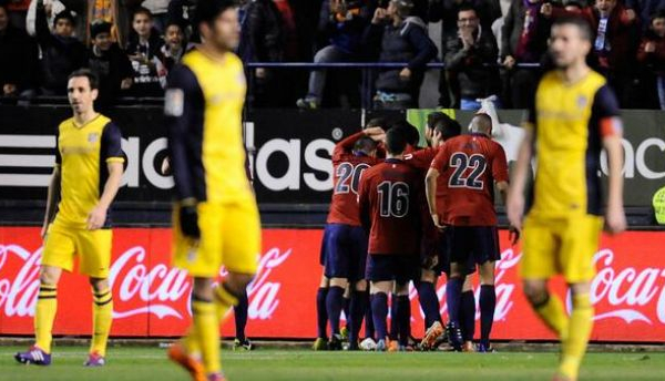 Atlético de Madrid joga mal e é goleado pelo Osasuna